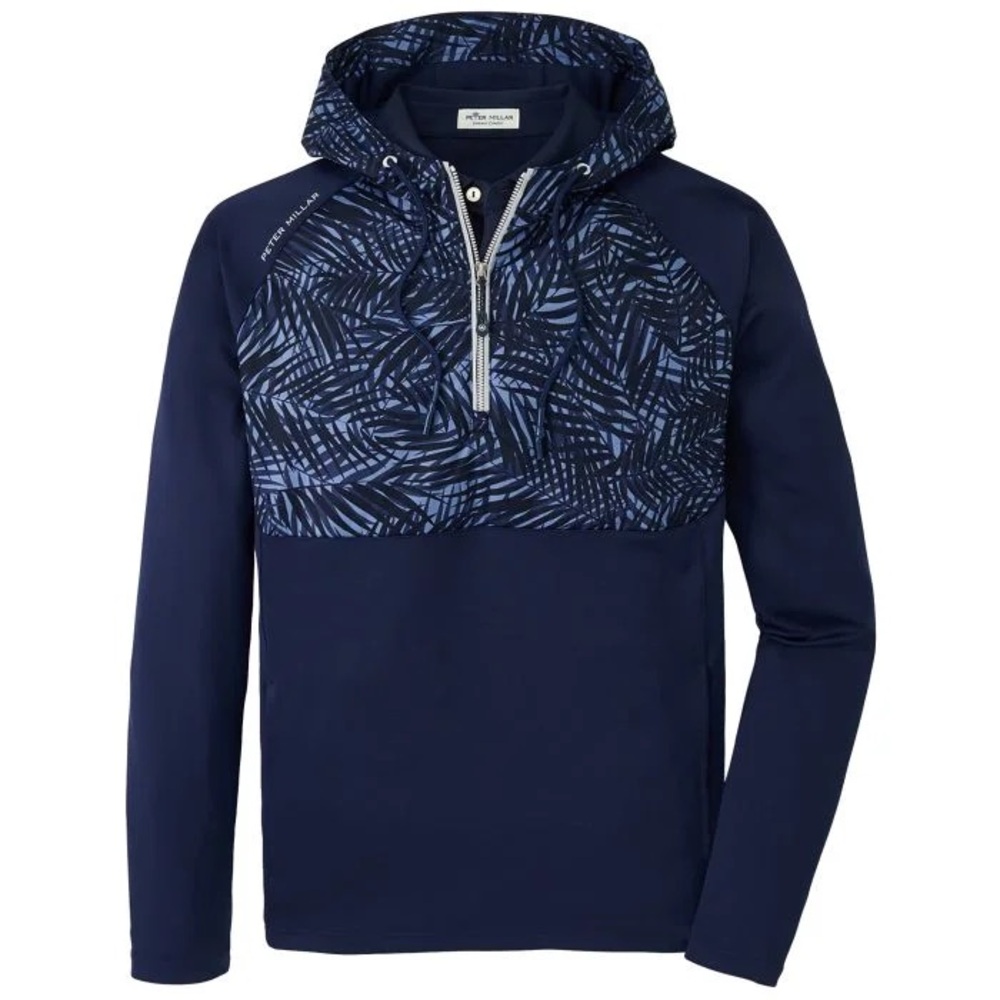 Peter Millar Hyperlight Weld Hybrid Half-Zip Golf Hoodie